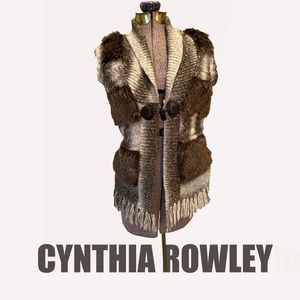 Cynthia Rowley Faux Fur Vest